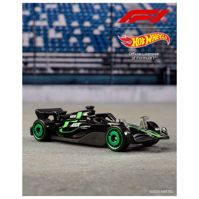 Hot Wheels Set 5 Auto da Corsa Formula 1 Modellini Die-Cast in Metallo 1:64