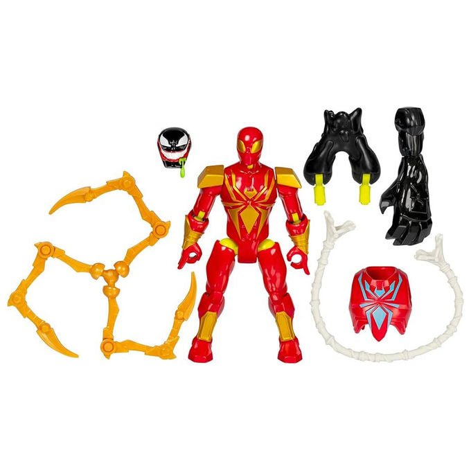 Hasbro Marvel Iron Spider and Venom Mixmashers Action Figure Deluxe Assortito