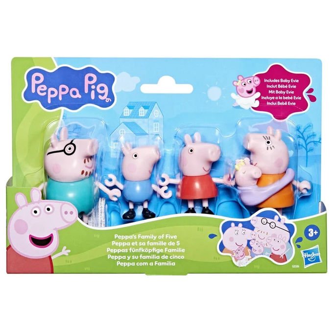 Peppa Pig La Famiglia con Baby Evie Playset - Yeppon