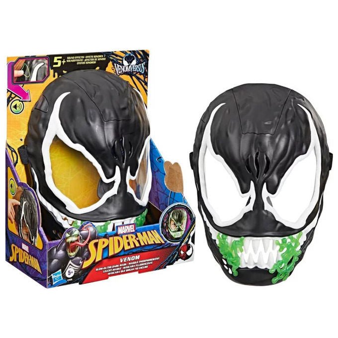 Hasbro Maschera di Venom Luminosa Spider-Man Con Effetti Sonori Per Bambini