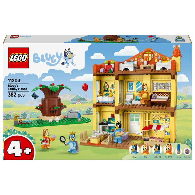 LEGO Casa della Famiglia di Bluey Playset Modulare con 4 Minifigure