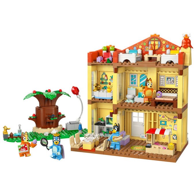 LEGO Casa della Famiglia di Bluey Playset Modulare con 4 Minifigure