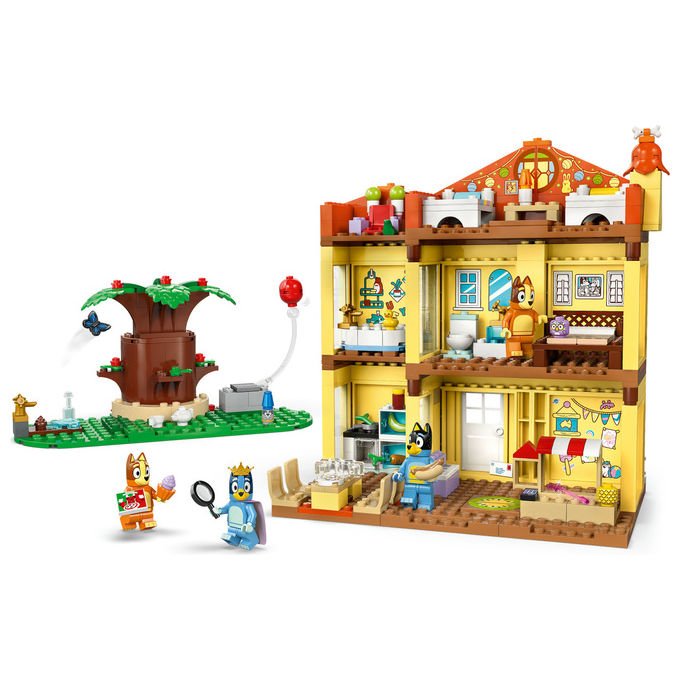 LEGO Casa della Famiglia di Bluey Playset Modulare con 4 Minifigure