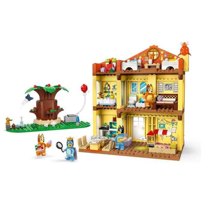 LEGO Casa della Famiglia di Bluey Playset Modulare con 4 Minifigure