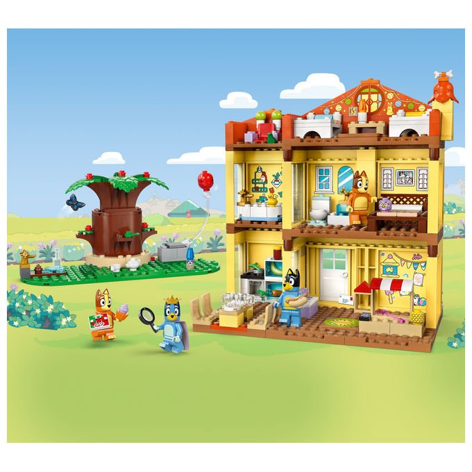 LEGO Casa della Famiglia di Bluey Playset Modulare con 4 Minifigure
