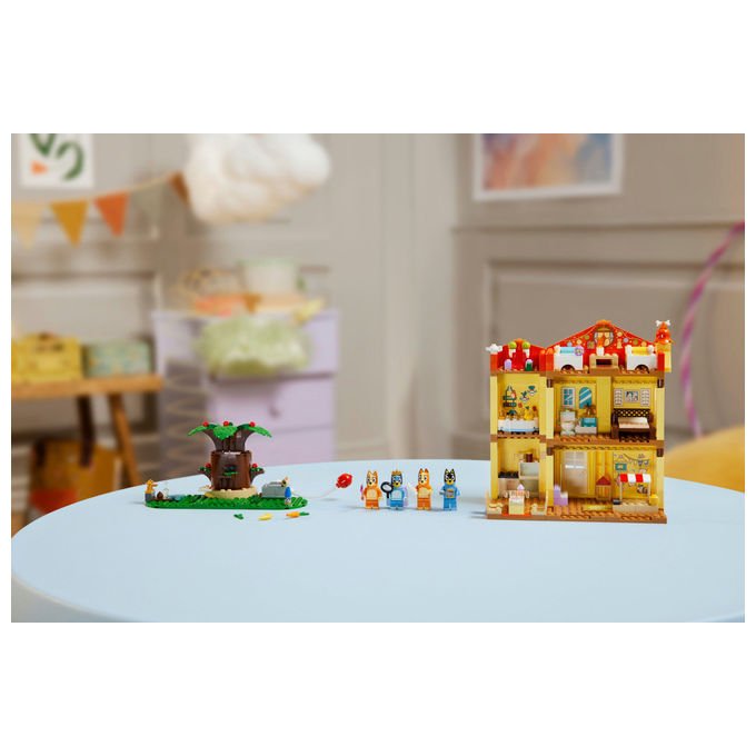 LEGO Casa della Famiglia di Bluey Playset Modulare con 4 Minifigure
