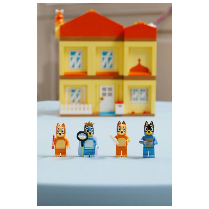 LEGO Casa della Famiglia di Bluey Playset Modulare con 4 Minifigure