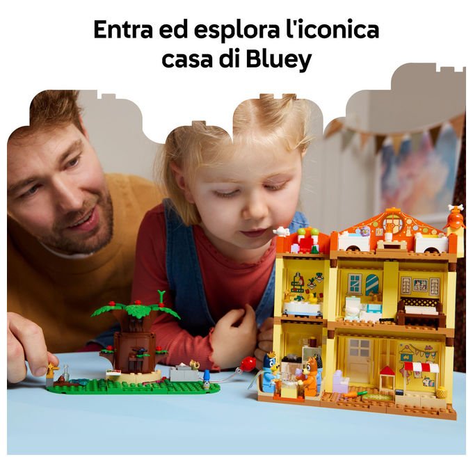 LEGO Casa della Famiglia di Bluey Playset Modulare con 4 Minifigure