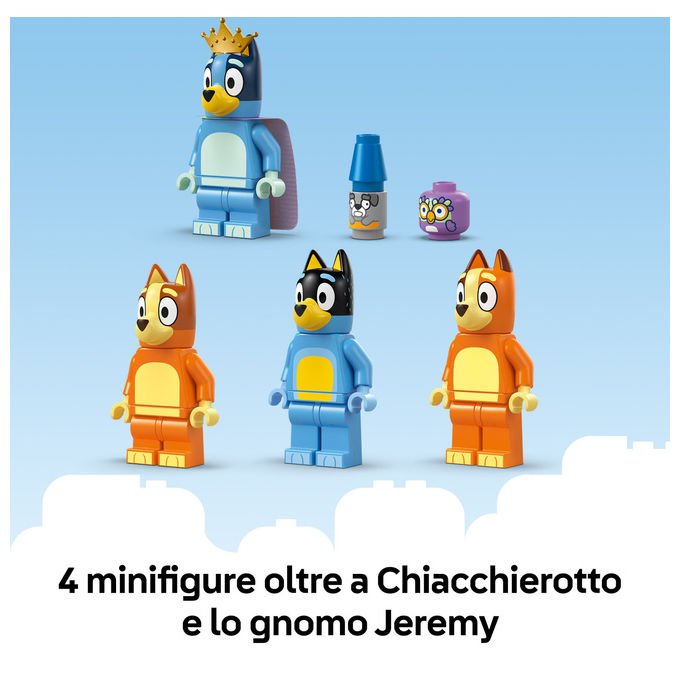 LEGO Casa della Famiglia di Bluey Playset Modulare con 4 Minifigure