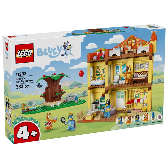 LEGO Casa della Famiglia di Bluey Playset Modulare con 4 Minifigure
