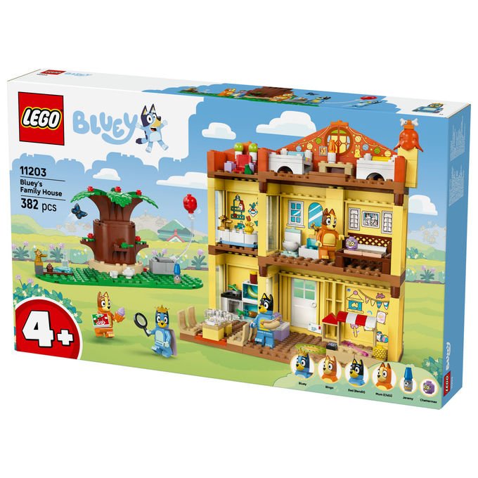 LEGO Casa della Famiglia di Bluey Playset Modulare con 4 Minifigure