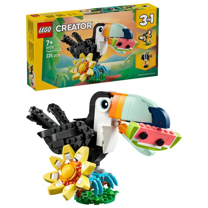Lego Tucano Tropicale Animali Selvatici Creator 3 in 1