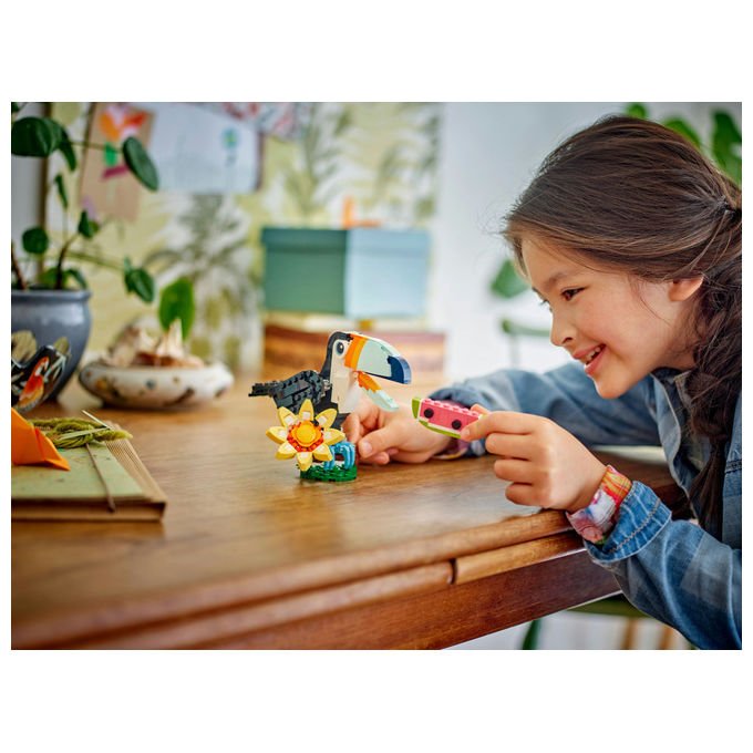 Lego Tucano Tropicale Animali Selvatici Creator 3 in 1