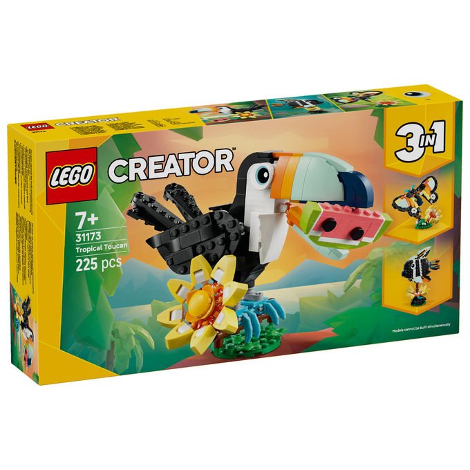 Lego Tucano Tropicale Animali Selvatici Creator 3 in 1