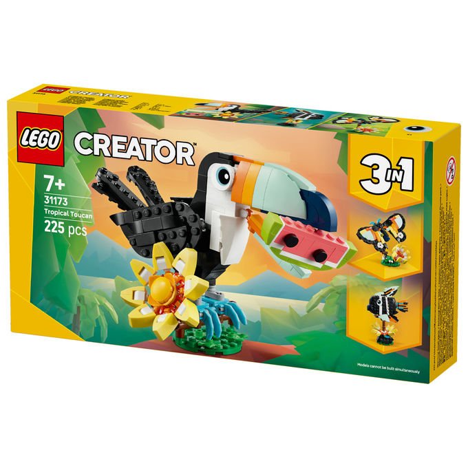 Lego Tucano Tropicale Animali Selvatici Creator 3 in 1