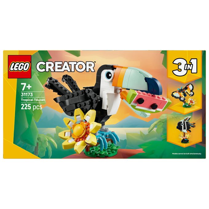 Lego Tucano Tropicale Animali Selvatici Creator 3 in 1