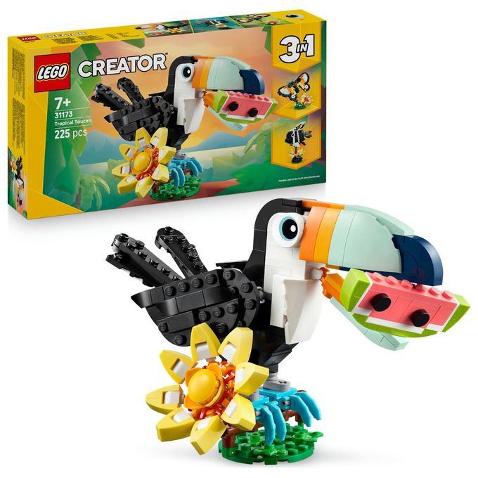 Lego Tucano Tropicale Animali Selvatici Creator 3 in 1