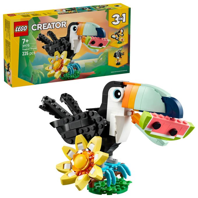 Lego Tucano Tropicale Animali Selvatici Creator 3 in 1