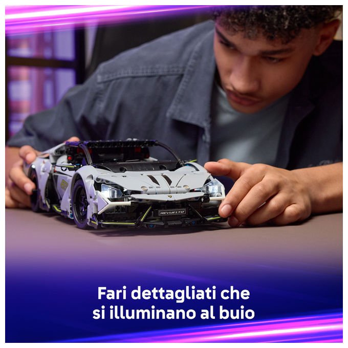 Lego Lamborghini Revuelto Super Sports Car Set da Costruzione 1135 Pezzi