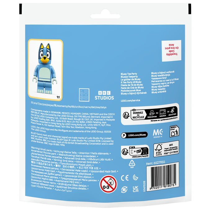 LEGO Il Tea Party di Bluey Set da Costruzione 33 Pezzi 4+ Anni