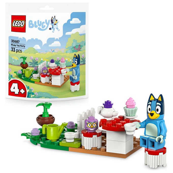 LEGO Il Tea Party di Bluey Set da Costruzione 33 Pezzi 4+ Anni