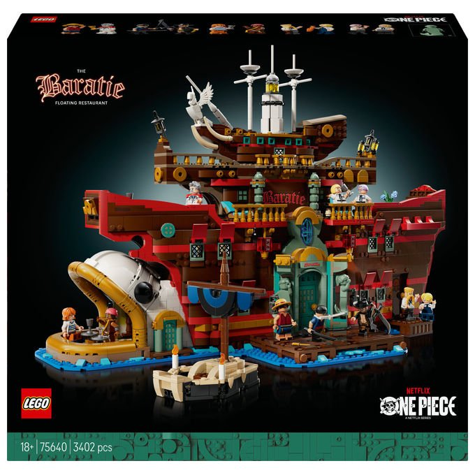 Lego Baratie il Ristorante Galleggiante One Piece 3402 Pezzi