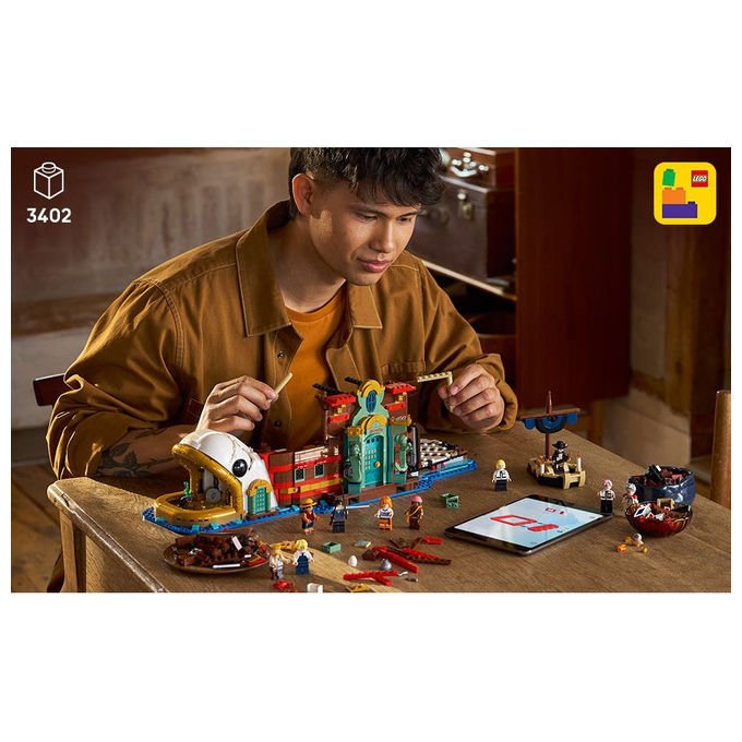 Lego Baratie il Ristorante Galleggiante One Piece 3402 Pezzi