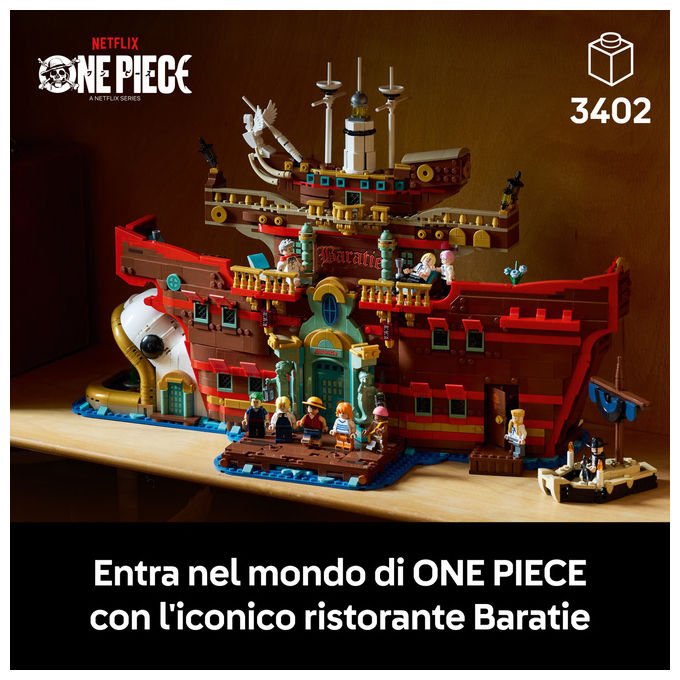Lego Baratie il Ristorante Galleggiante One Piece 3402 Pezzi