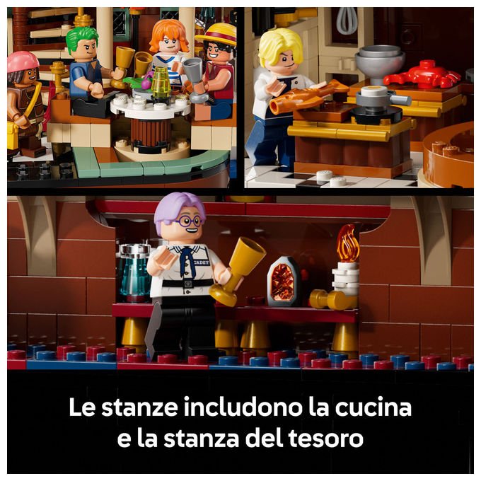 Lego Baratie il Ristorante Galleggiante One Piece 3402 Pezzi