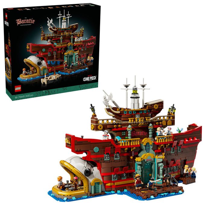Lego Baratie il Ristorante Galleggiante One Piece 3402 Pezzi