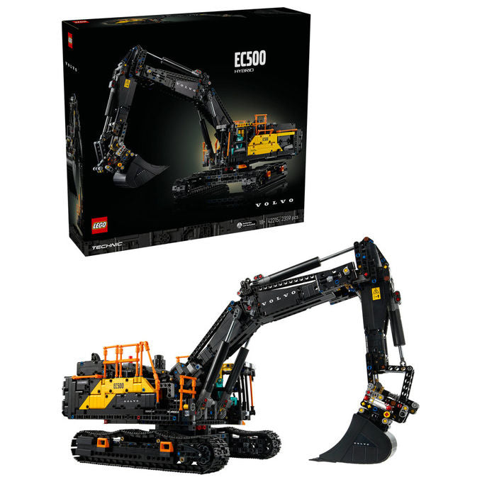 Lego, Escavatore Volvo EC500 Hybrid Technic, Set costruzioni, 2359 pezzi