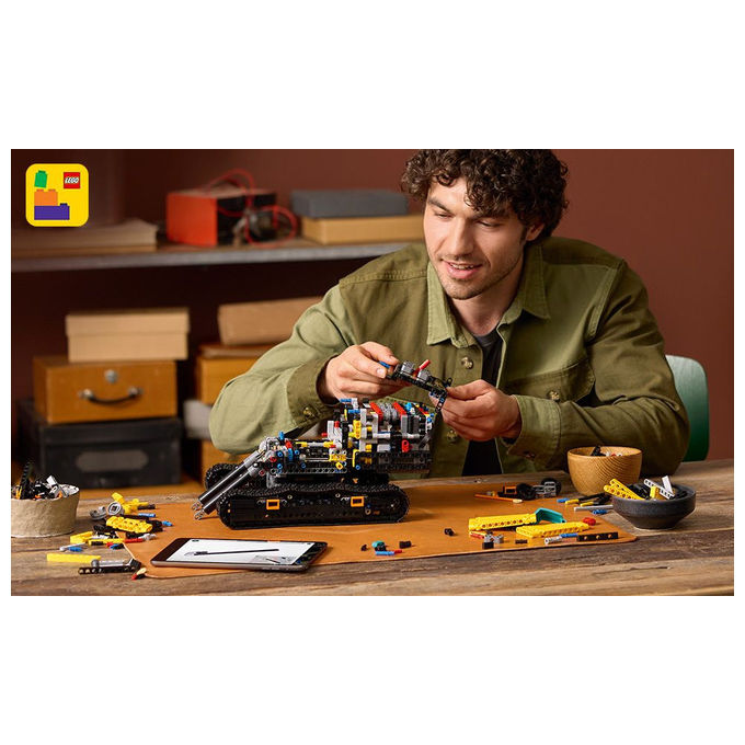 Lego, Escavatore Volvo EC500 Hybrid Technic, Set costruzioni, 2359 pezzi
