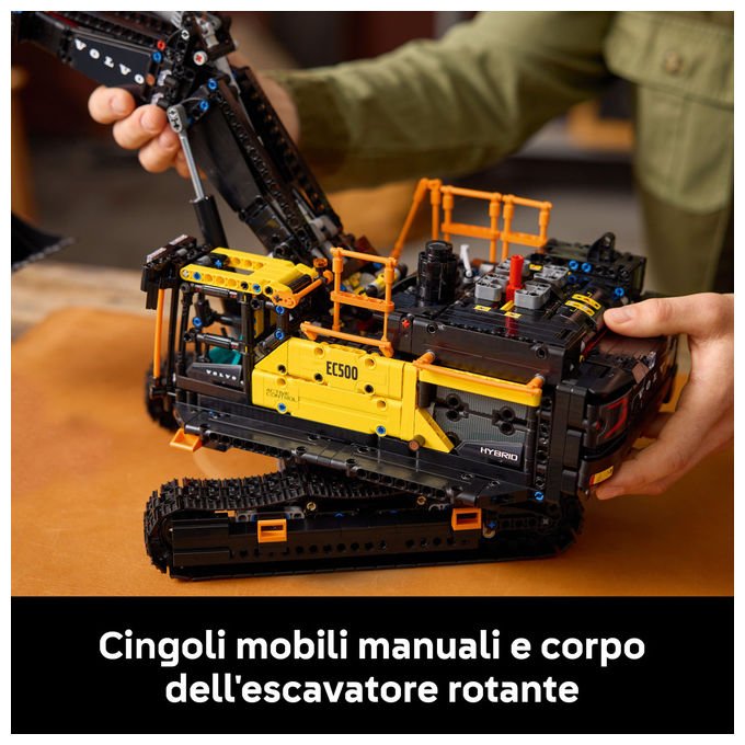 Lego, Escavatore Volvo EC500 Hybrid Technic, Set costruzioni, 2359 pezzi