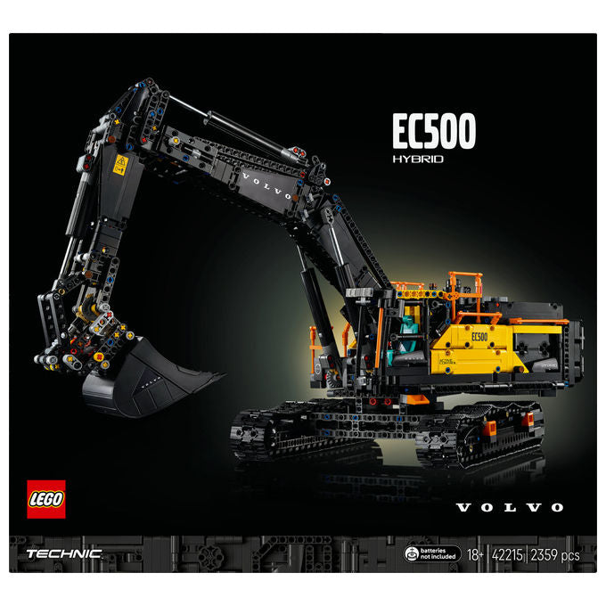 Lego, Escavatore Volvo EC500 Hybrid Technic, Set costruzioni, 2359 pezzi