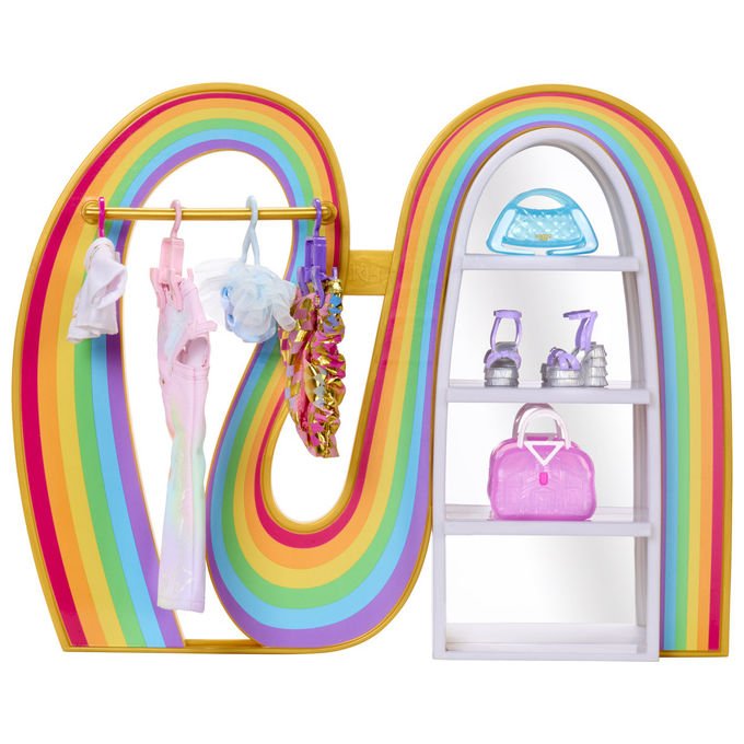 MGA Entertainment Rainbow High Armadio di Amaya Raine Playset Moda con Accessori