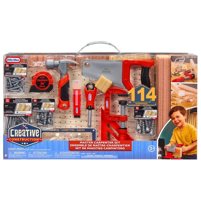 Little Tikes Set Costruzioni Creative 8 Pezzi Legno Espanso