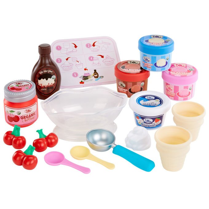 Little Tikes Set Gelato Creative Chefs Gioco di Imitazione Multicolore 17 Accessori