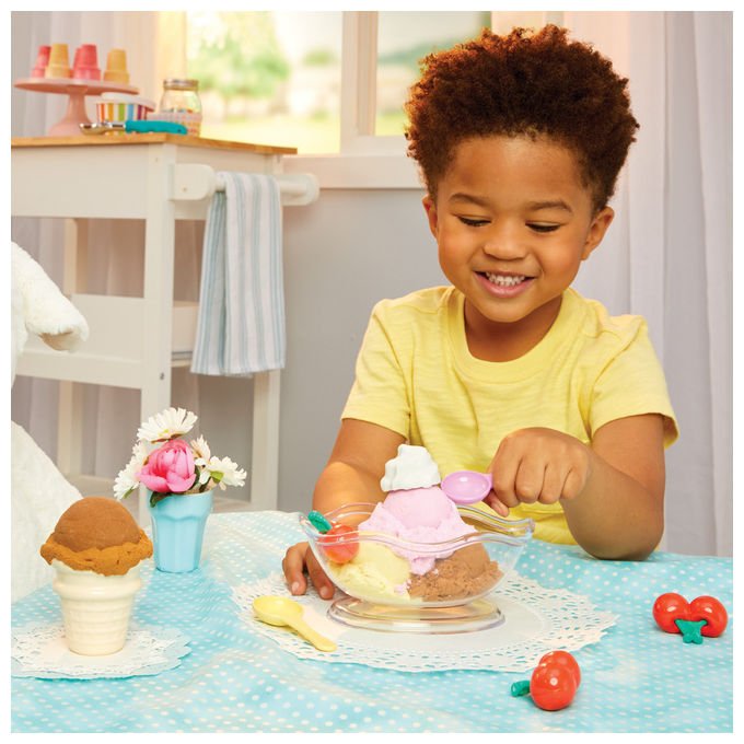 Little Tikes Set Gelato Creative Chefs Gioco di Imitazione Multicolore 17 Accessori