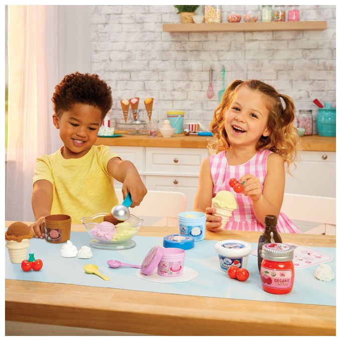 Little Tikes Set Gelato Creative Chefs Gioco di Imitazione Multicolore 17 Accessori