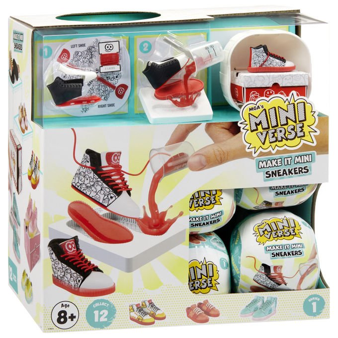 MGA Entertainment Miniverse Make It Mini Sneakers Multicolore +8 Anni