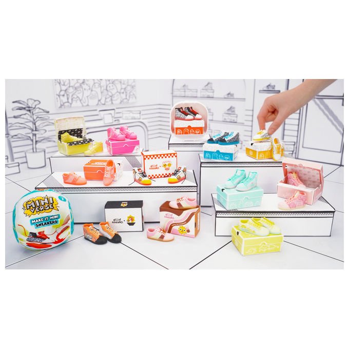 MGA Entertainment Miniverse Make It Mini Sneakers Multicolore +8 Anni