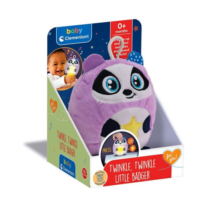 Clementoni Disney Baby Twinkle Twinkle Tasso Peluche Luce Notturna con Suoni
