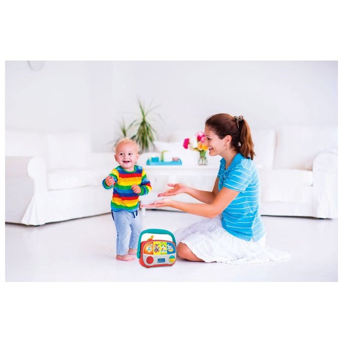 Clementoni Baby Radiolina Interattiva Giocattolo con Suoni e Luci