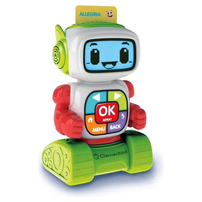 Clementoni Sapientino Eddie Robot Educativo Interattivo con Schermo LCD