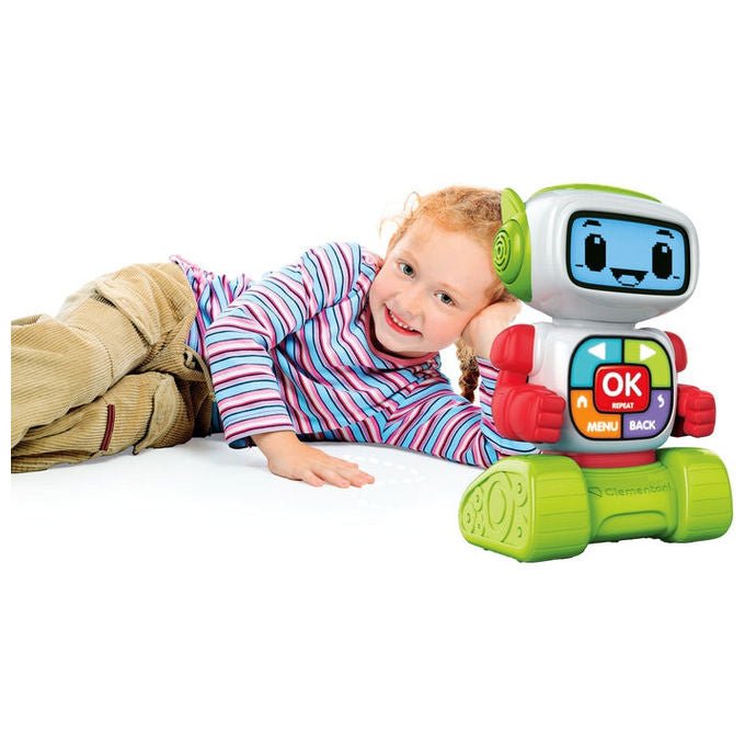Clementoni Sapientino Eddie Robot Educativo Interattivo con Schermo LCD