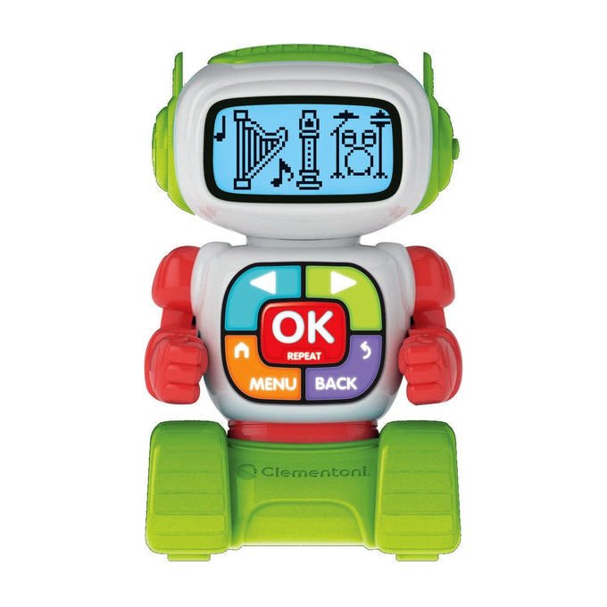 Clementoni Sapientino Eddie Robot Educativo Interattivo con Schermo LCD