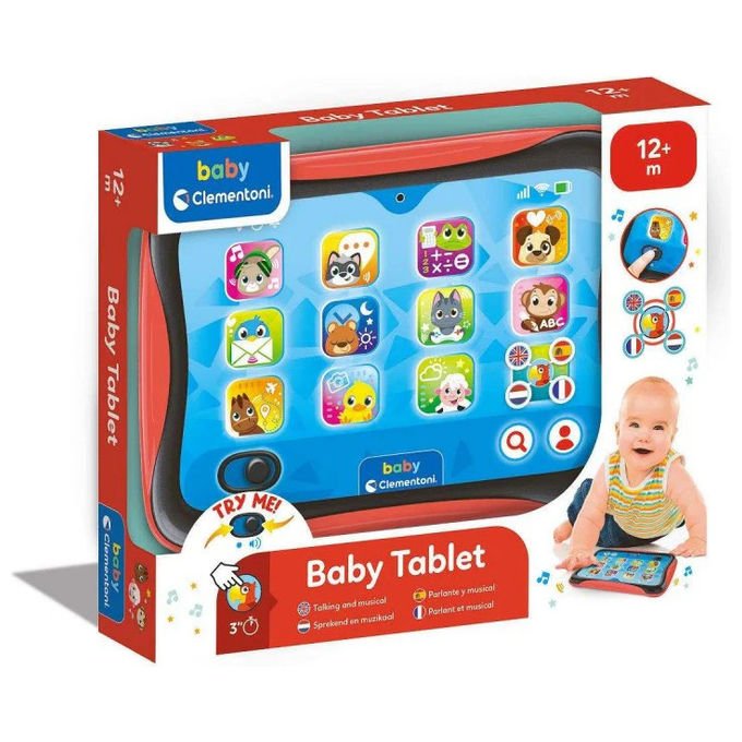 Clementoni Baby Tablet Educativo Interattivo con Luci e Suoni