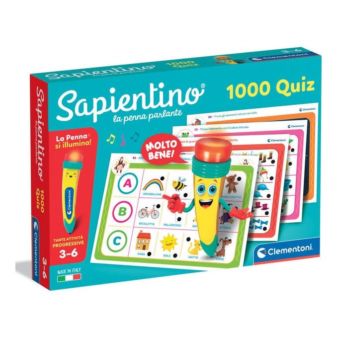 Clementoni Clemmy Gioco Educativo La Penna Parlante 1000 Quiz