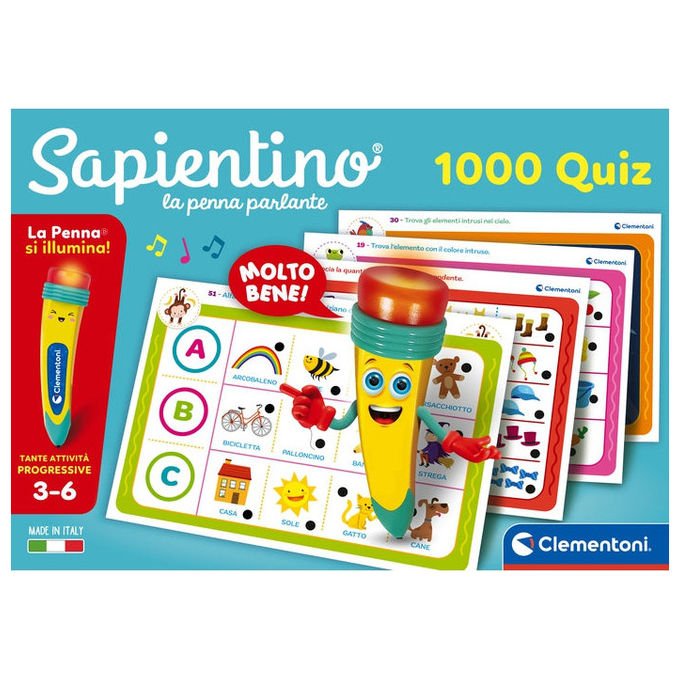 Clementoni Clemmy Gioco Educativo La Penna Parlante 1000 Quiz