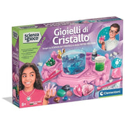 Clementoni Scienza e Gioco Lab Gioielli di Cristallo Kit Scientifico 8+ Anni